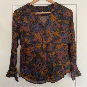 Steven Alan floral blouse.